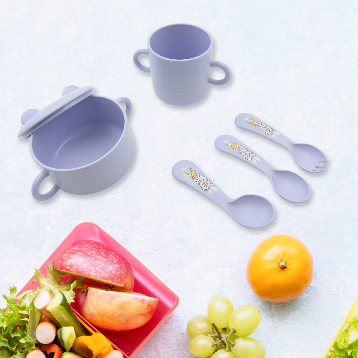 Baby Feeding Set for Kids and Toddlers,Children Children Dinnerware Set - Bamboo Fibre Feeding Set for Kids, Cartoon Design Plate, Cup, Spoon, Fork and Chopsticks, Tableware Cutlery for Kids Microwave & Dishwasher Safe (7 Pcs Set) Baby Feeding Set for Kids and Toddlers,Children Children Dinnerware Set - Bamboo Fibre Feeding Set for Kids, Cartoon Design Plate, Cup, Spoon, Fork and Chopsticks, Tableware Cutlery for Kids Microwave & Dishwasher Safe (7 Pcs Set)